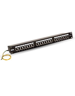 پچ پنل Cat5e FTP پچ پنل 24 پورت متا