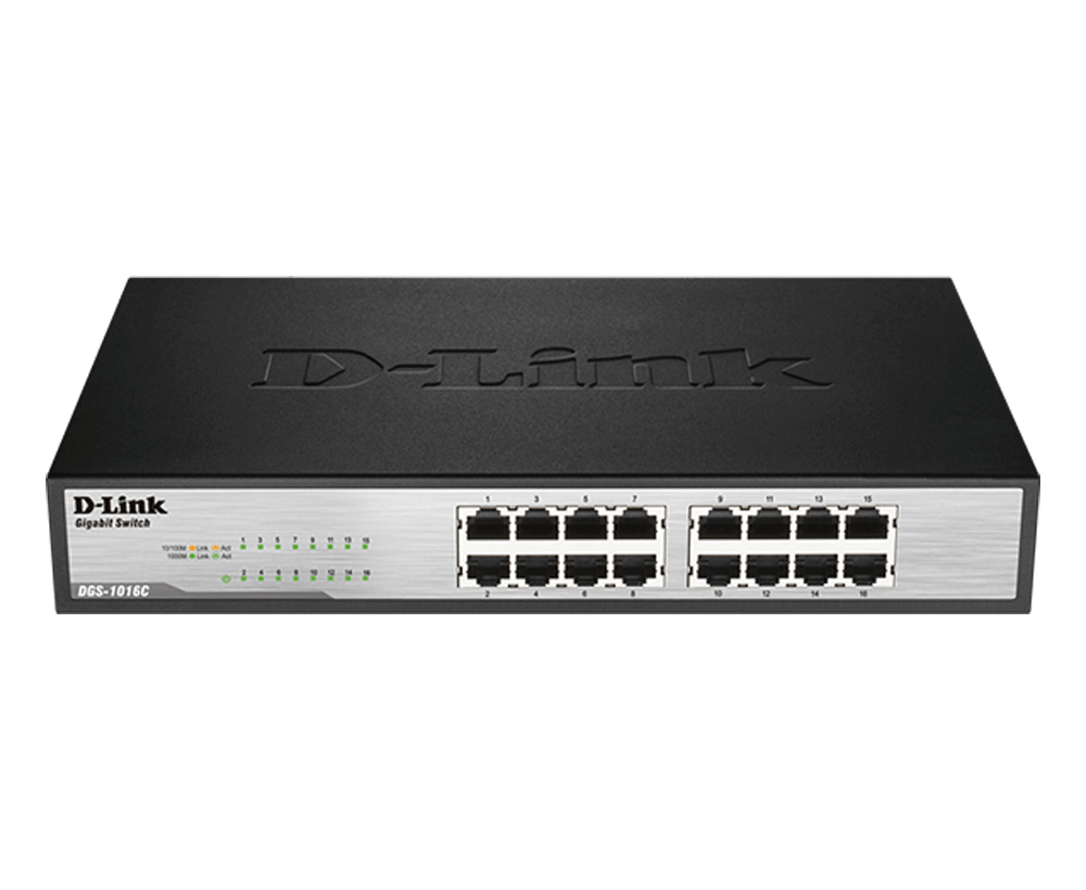 سوییچ 16 پورت دی-لینک مدل DGS-1016C