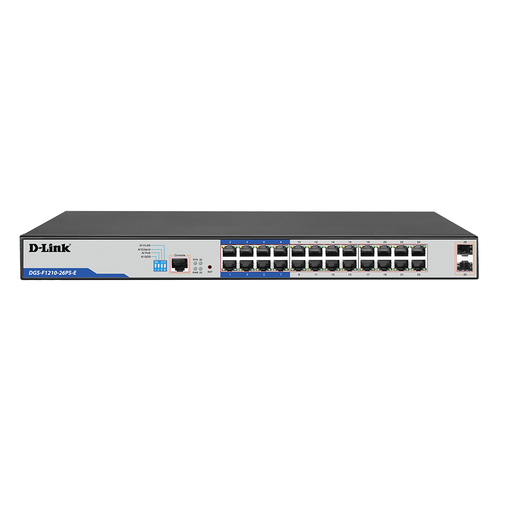 سوئیچ 26 پورت دیلینک مدل DGS-F1210-26-PS