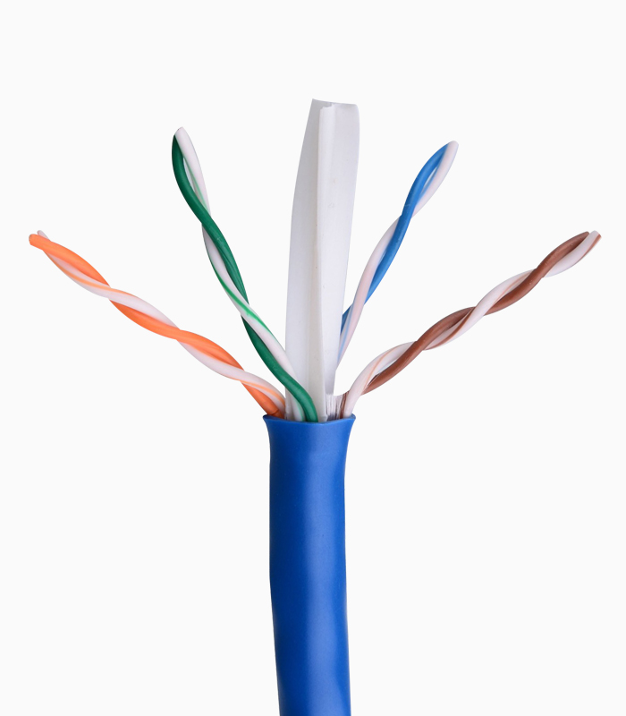 کابل شبکه Cat6 UTP کی نت پلاس KP-NL6U00305 طول 305 متر
